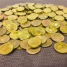 Монеты весом Юбилейные  желтые с 2000 по 2020 год  Состав монеты 10 рублей. Цена за 1кг.